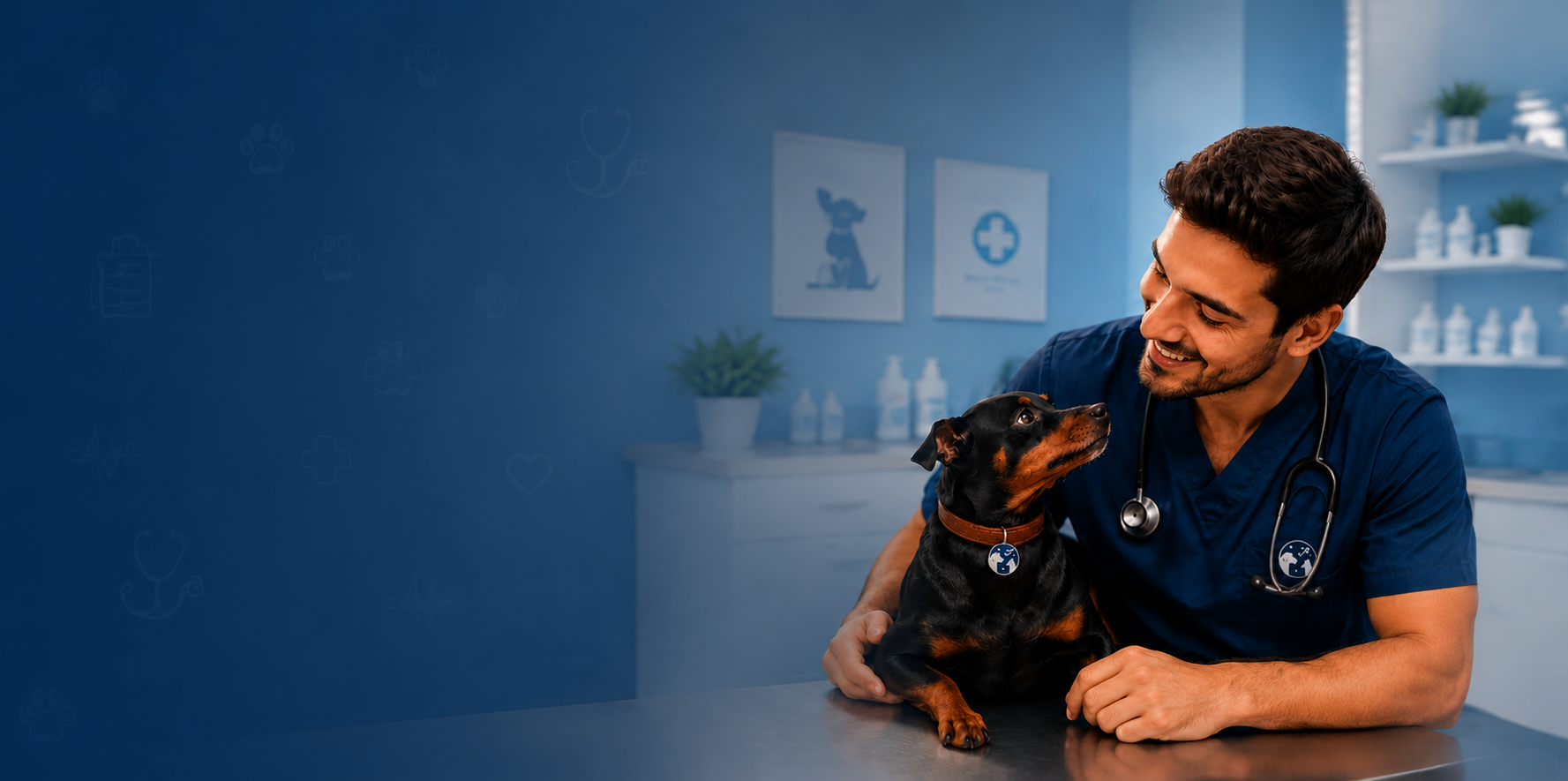 Dog Banner Background